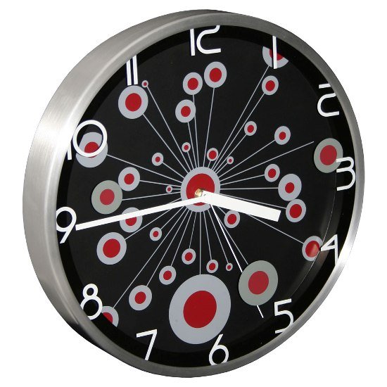 Swisk Novelty Wrist Watch Wall Clock In Silver Finish QualityTime